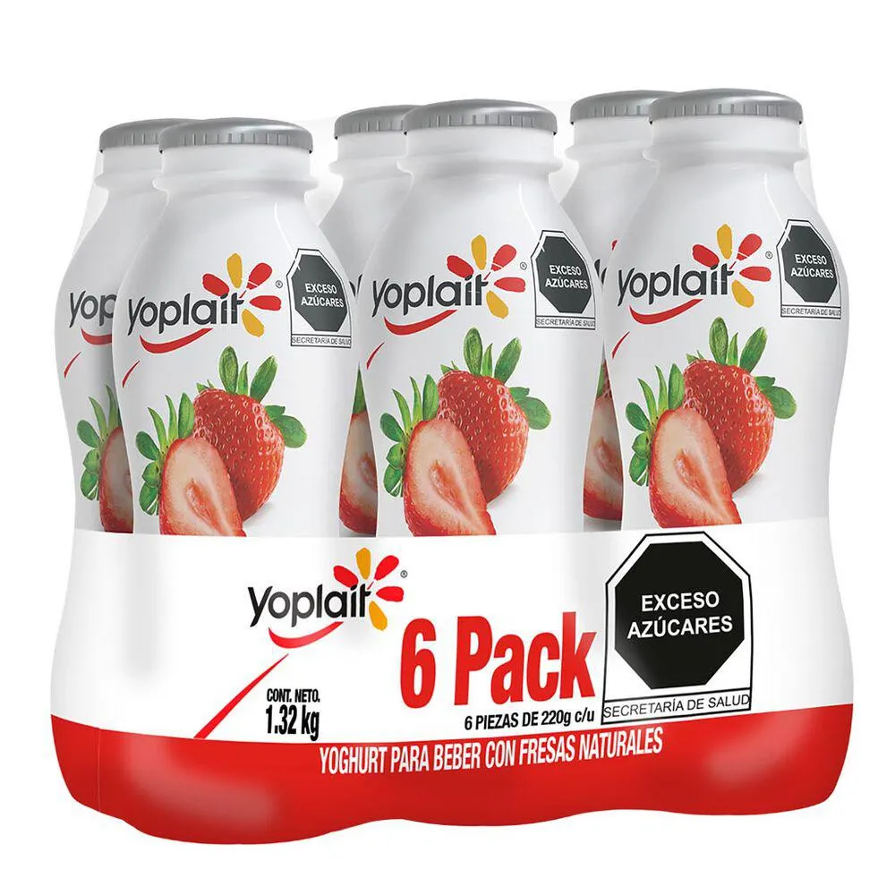 Yoghurt Bebible Yoplait 6 Pack de 220 gr c/u