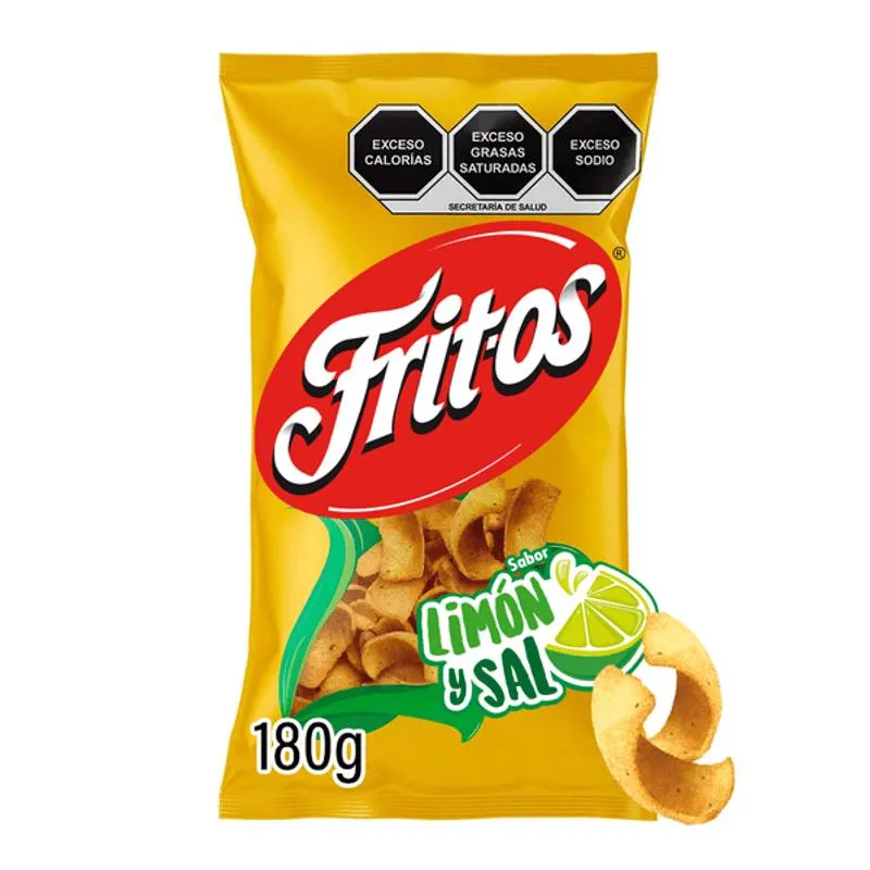 Fritos Sabor Limón Y Sal 170 g