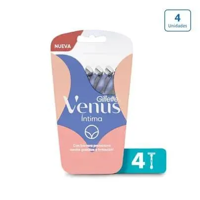 Maquina de afeitar Desechable Gillette Venus Intima x 4 unds