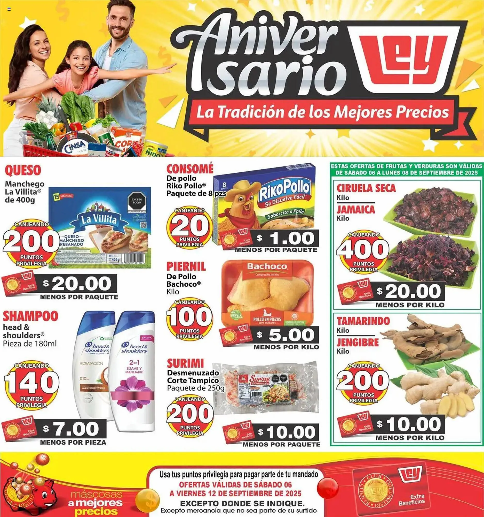 Catálogo de Folleto Casa Ley 8 de septiembre al 12 de septiembre 2025 - Pagina 1