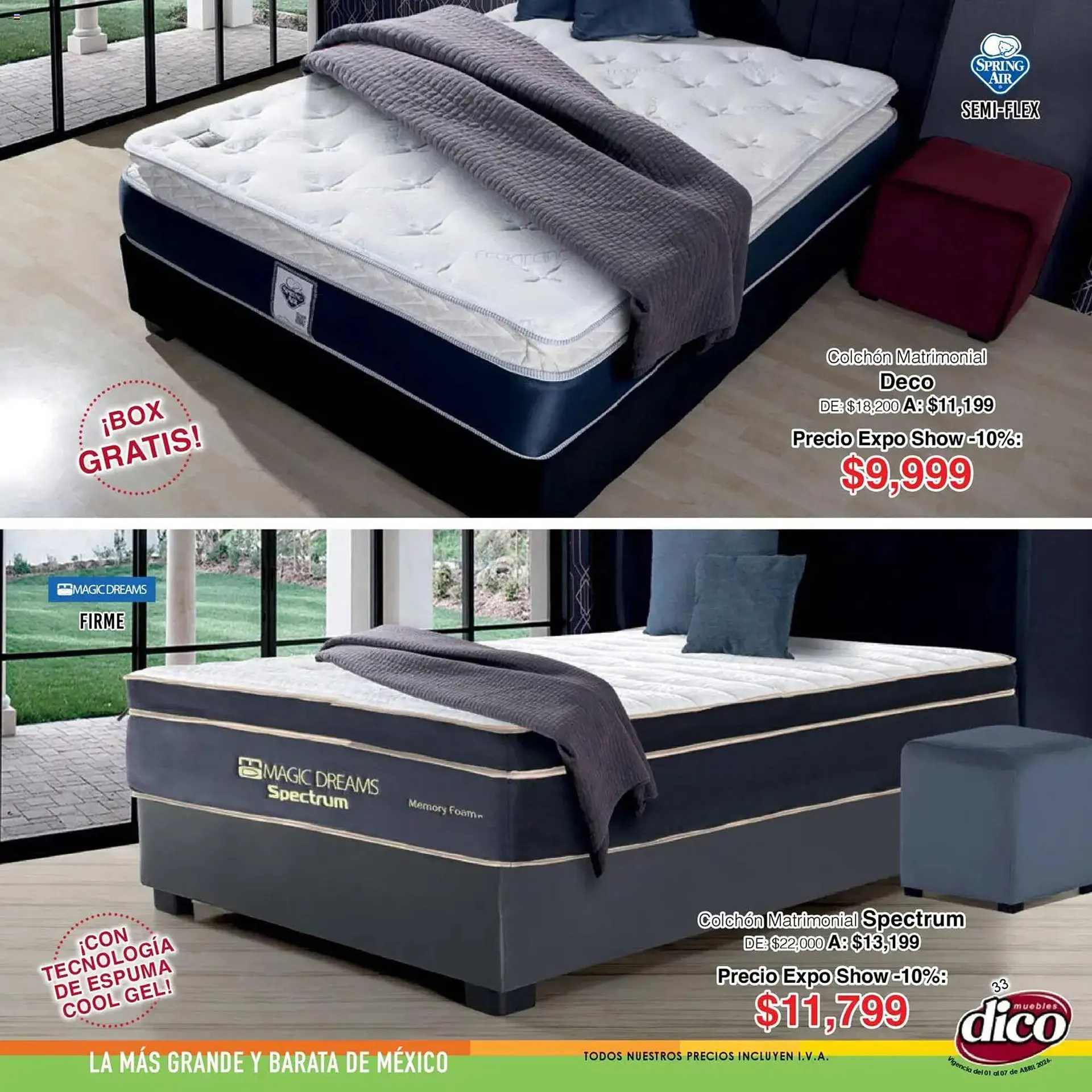 Catálogo de Catálogo Muebles Dico 1 de abril al 7 de abril 2026 - Pagina 33