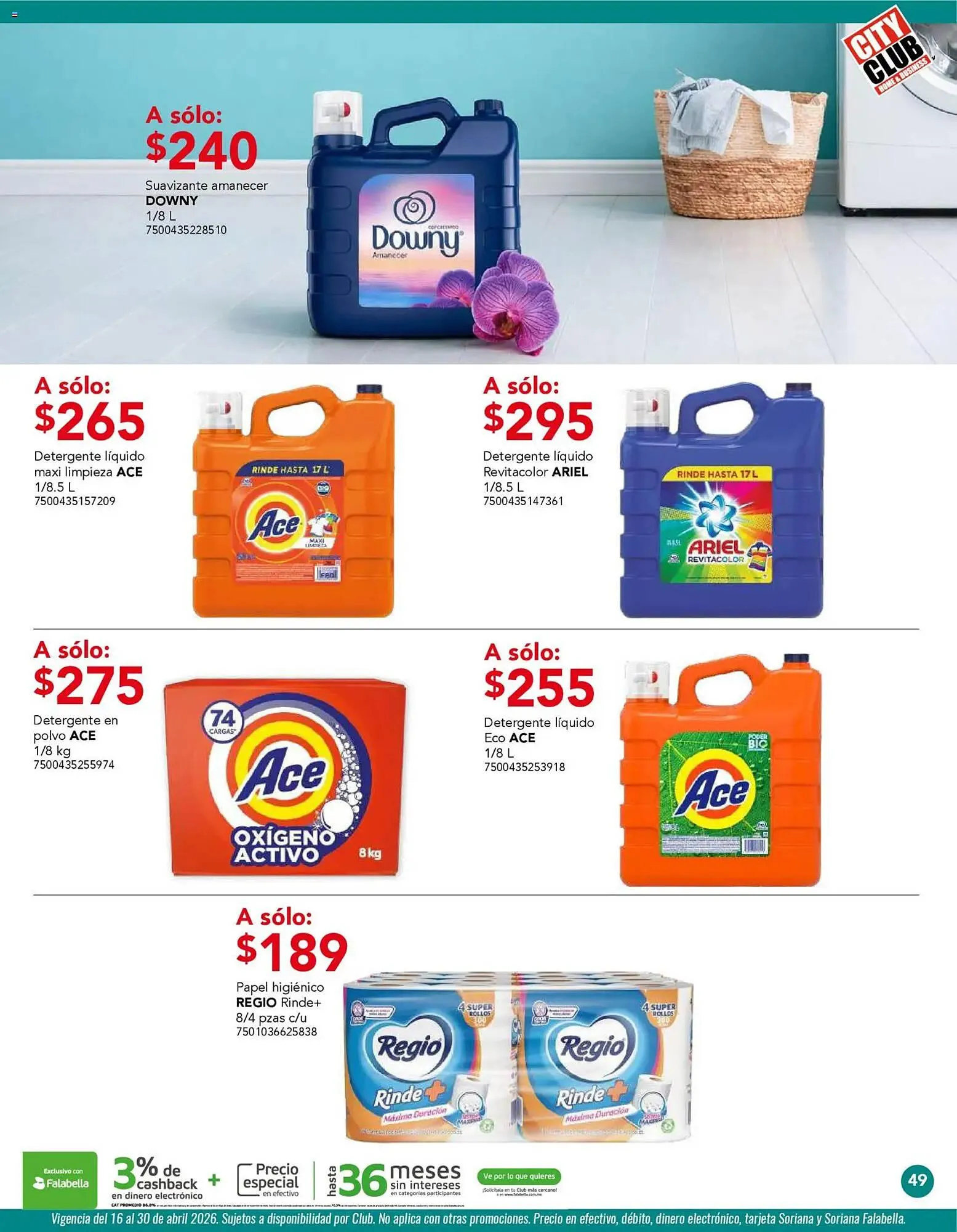 Catálogo de Catálogo City Club 1 de abril al 1 de mayo 2026 - Pagina 49
