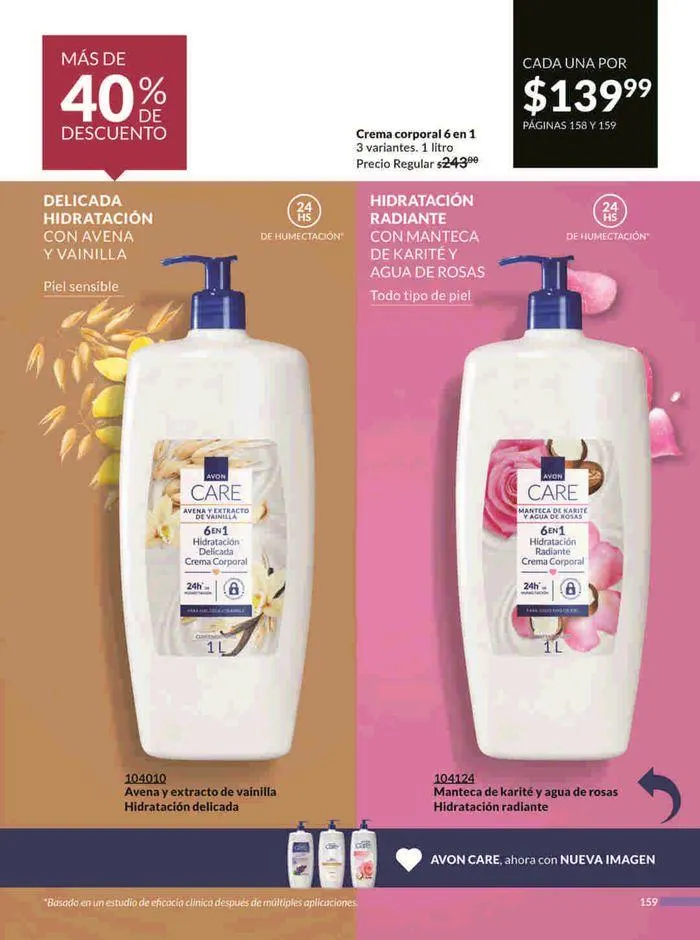 Catálogo de Avon COSMÉTICOS C15 14 de agosto al 18 de septiembre 2024 - Pagina 159