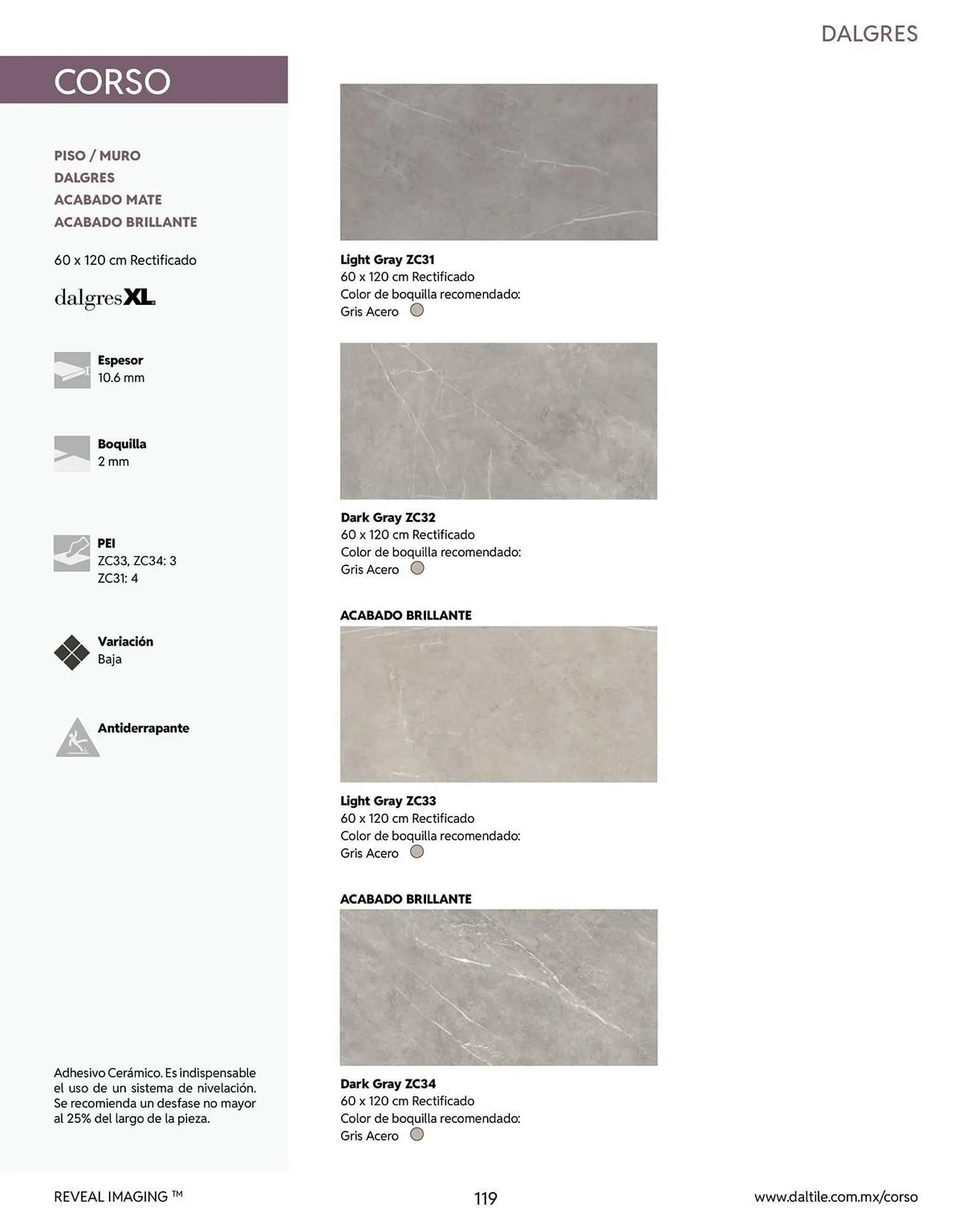 Catálogo de Catálogo Daltile 13 de enero al 31 de diciembre 2026 - Pagina 119