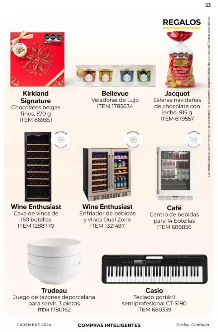 Catálogo de Costco Contacto 10 de diciembre al 31 de diciembre 2024 - Pagina 95