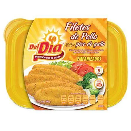 Filetes de pollo Del Día con pico de gallo 500 g