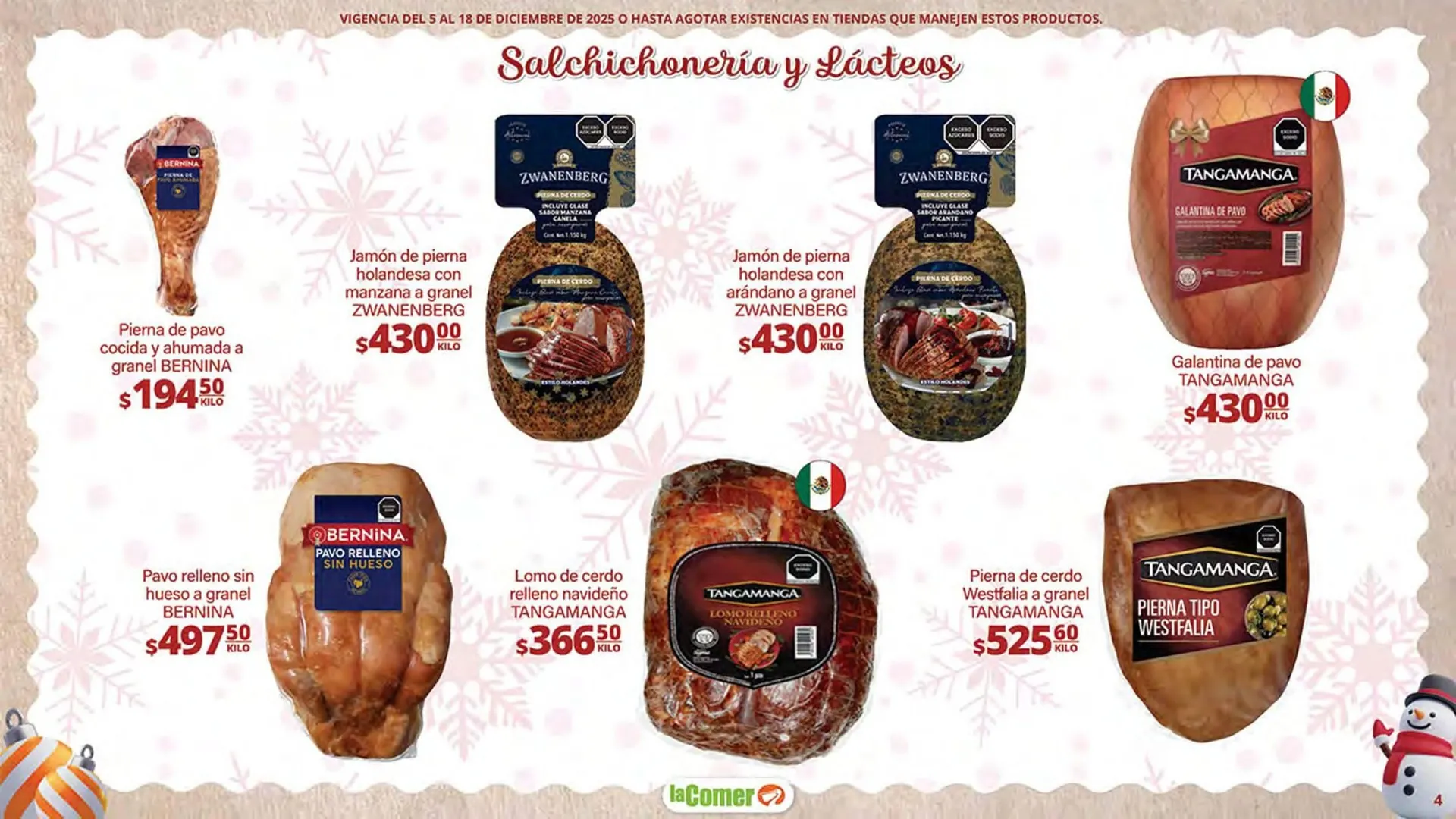 Catálogo de Folleto La Comer 5 de diciembre al 18 de diciembre 2025 - Pagina 4