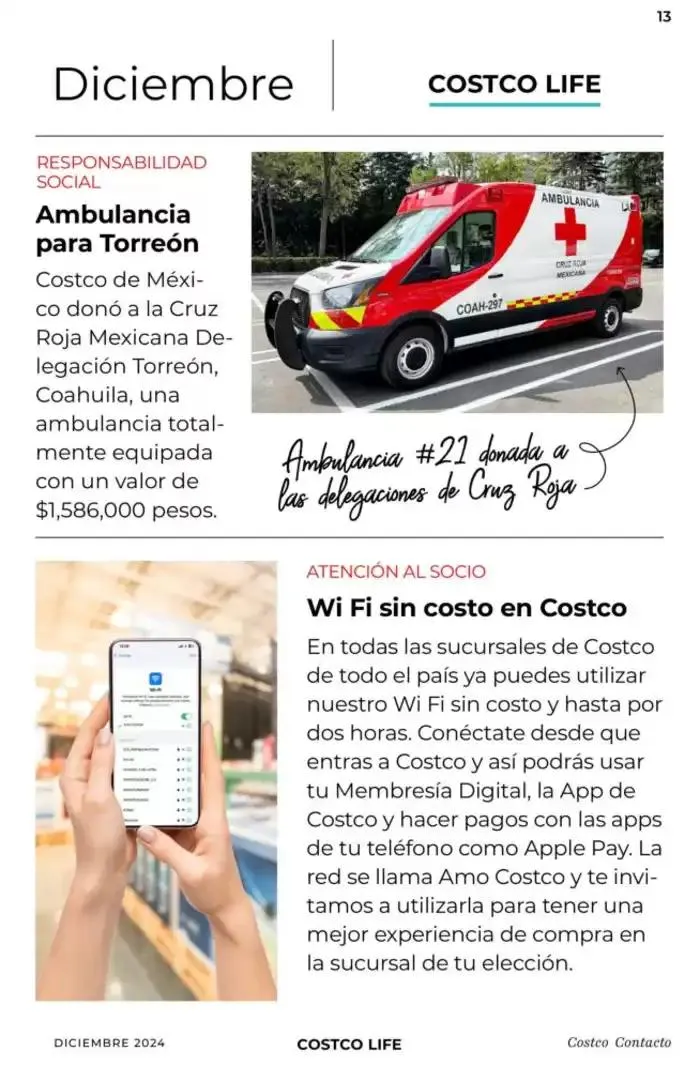 Catálogo de Costco Contacto 10 de diciembre al 31 de diciembre 2024 - Pagina 51