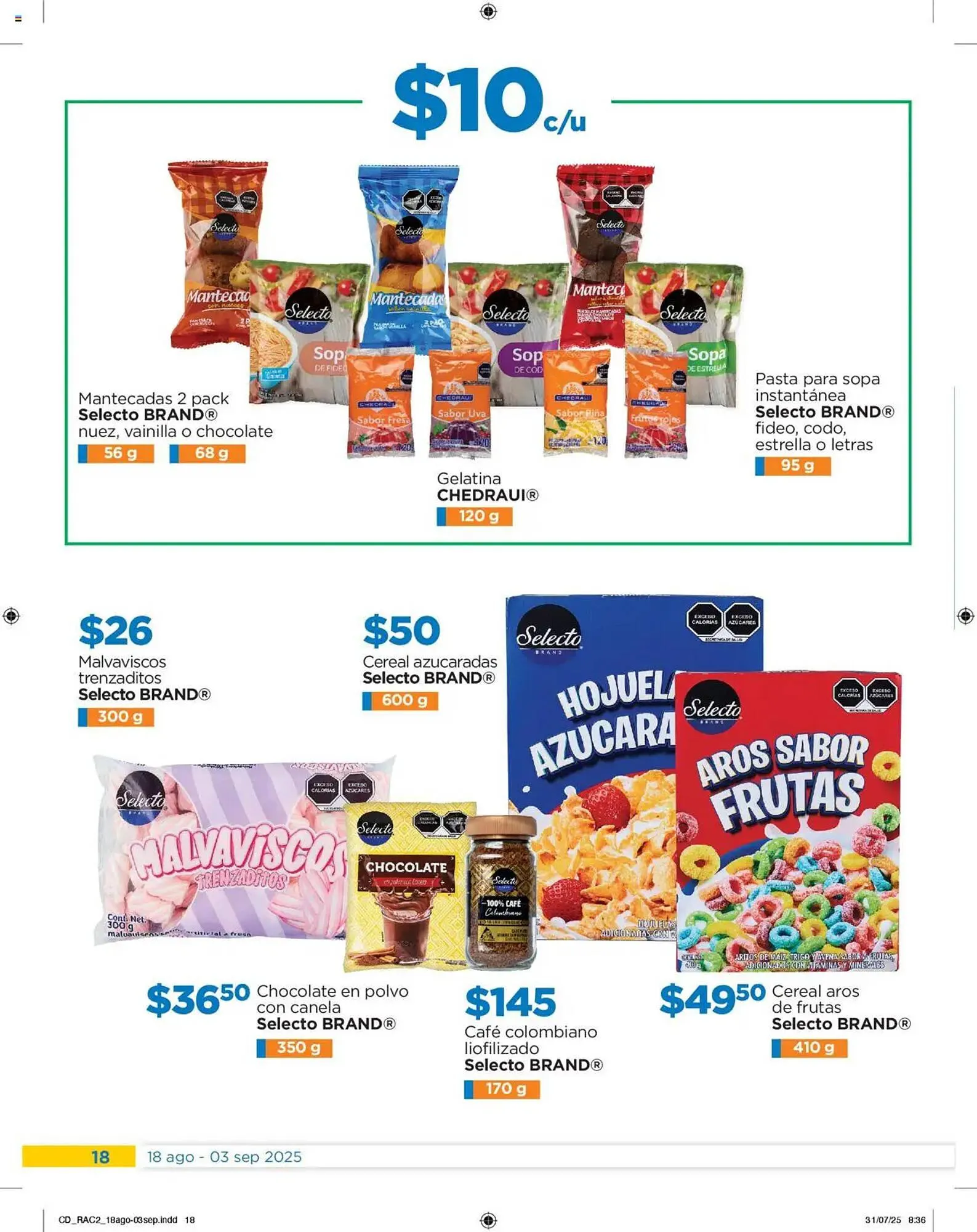 Catálogo de Catálogo Chedraui 18 de agosto al 3 de septiembre 2025 - Pagina 18