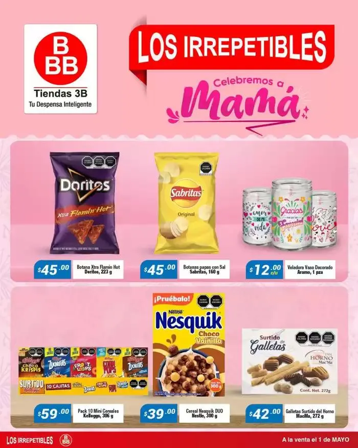 Catálogo de Volante Temporal Mayo 8 de mayo al 16 de mayo 2025 - Pagina 1