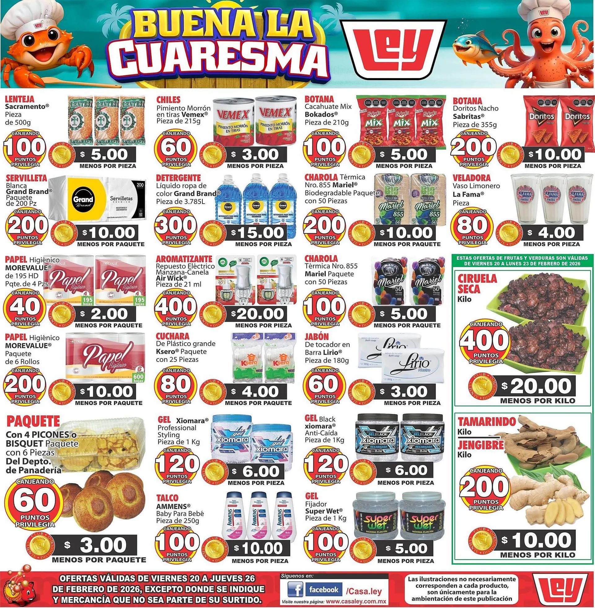 Catálogo de Folleto Casa Ley 20 de febrero al 26 de febrero 2026 - Pagina 3