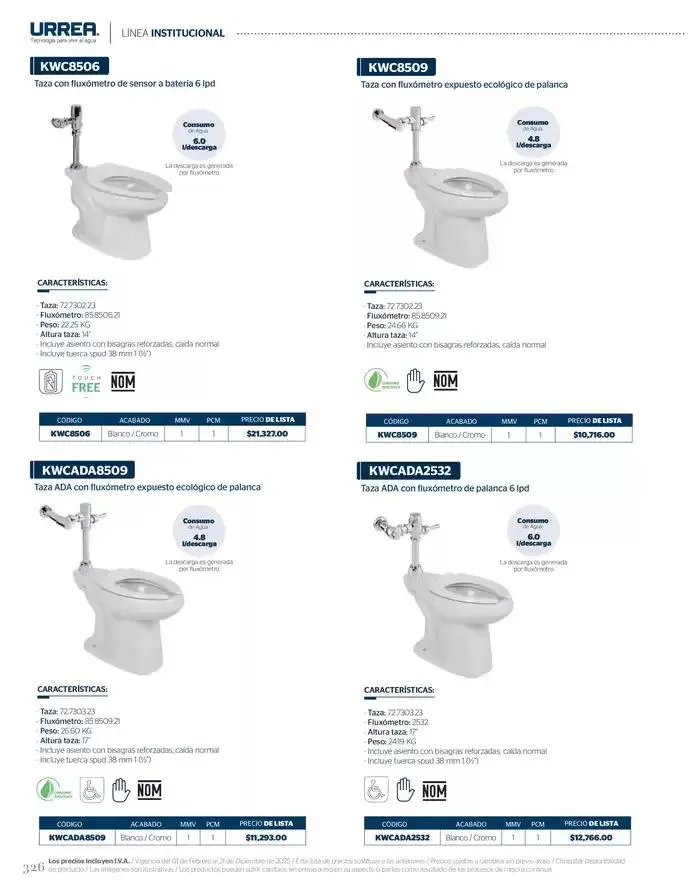 Catálogo de Catálogo Residencial 2025 28 de febrero al 28 de febrero 2026 - Pagina 332