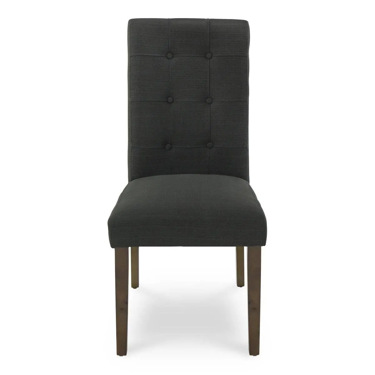 Silla Tela Gris Oxford/café Zar