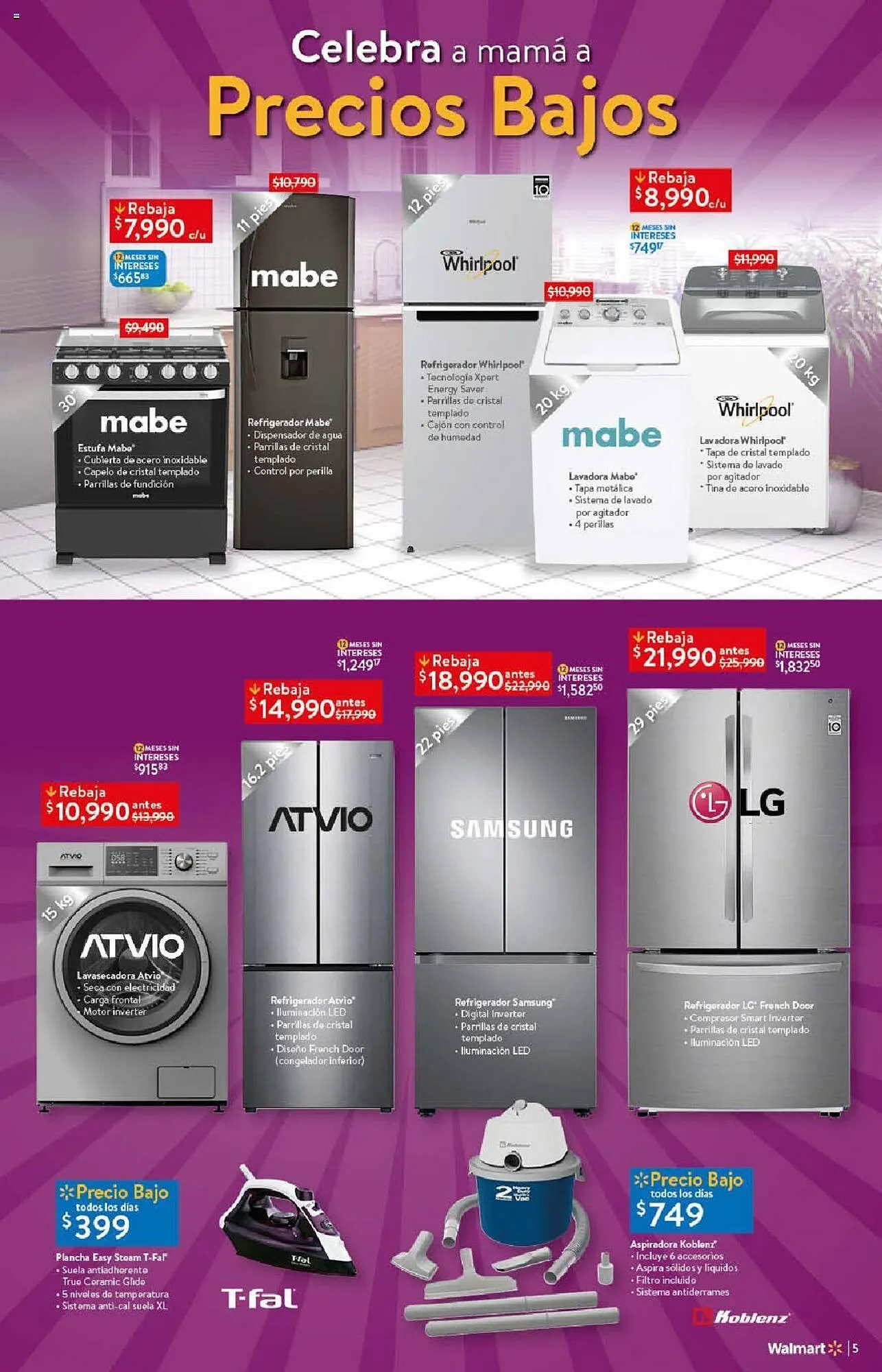 Catálogo de Catálogo Walmart 1 de mayo al 23 de mayo 2024 - Pagina 5