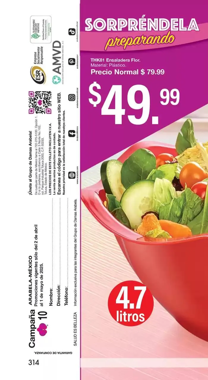 Catálogo de Arabela Campaña 10 18 de abril al 1 de mayo 2025 - Pagina 286