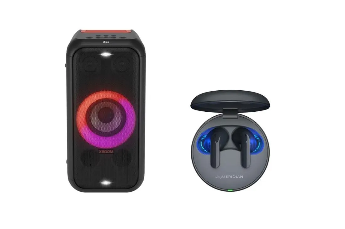 LG XBOOM XL5S + LG TONE Free T60
