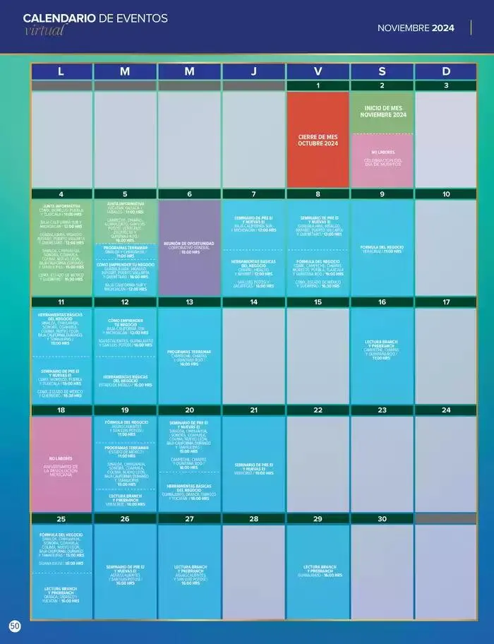 Catálogo de Revista de mes 4 de noviembre al 30 de noviembre 2024 - Pagina 50