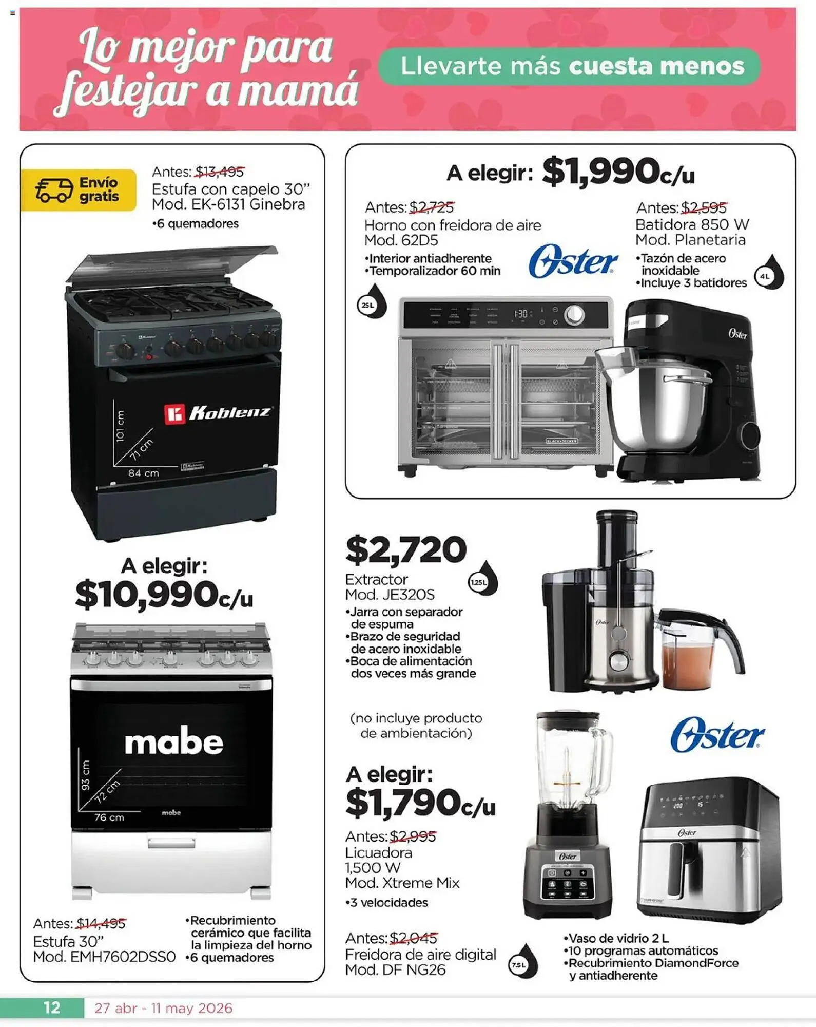 Catálogo de Folleto Chedraui 27 de abril al 12 de mayo 2026 - Pagina 12