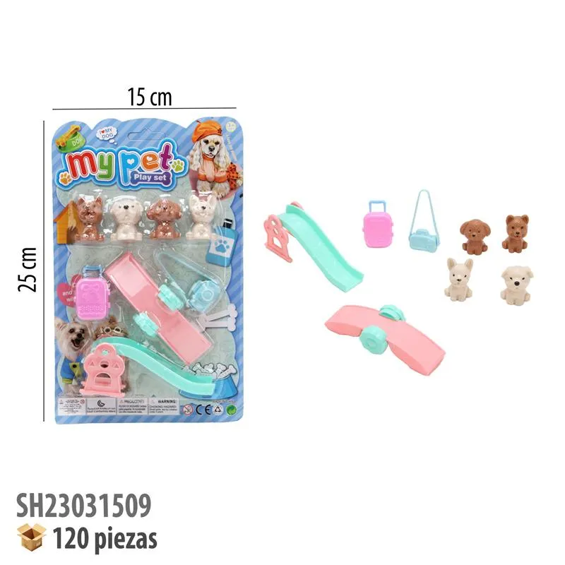 MASCOTA CON ACCESORIOS