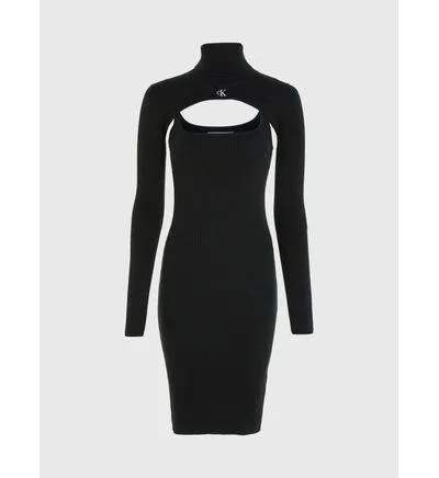 Vestido Calvin Klein Corto Mujer Negro