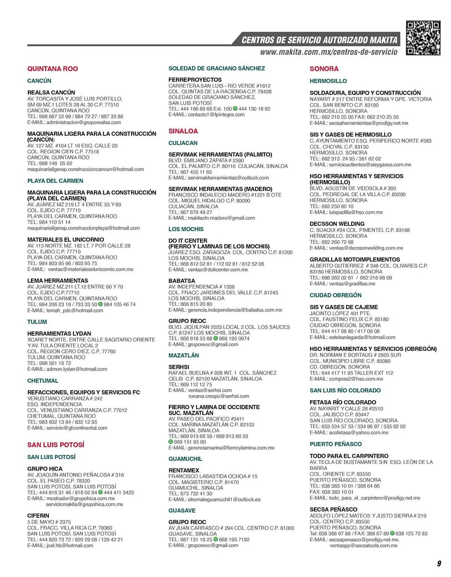 Catálogo de Catálogo Makita 12 de enero al 31 de diciembre 2026 - Pagina 9