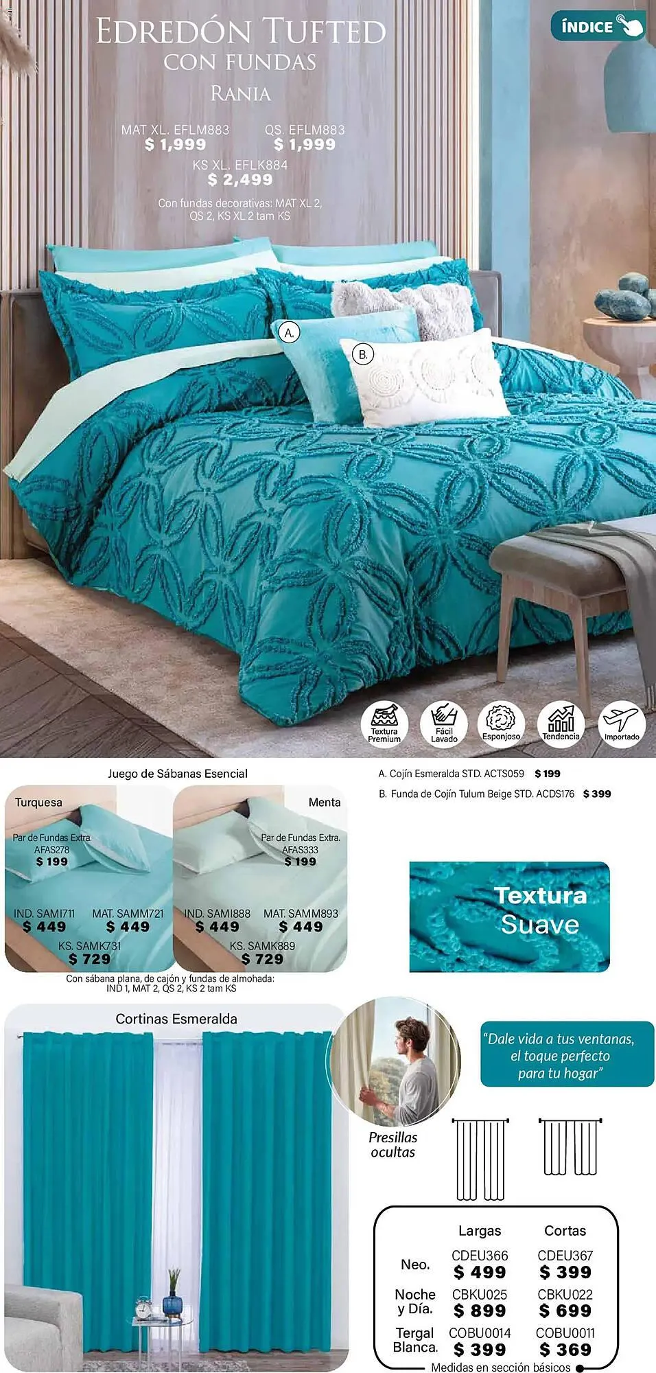 Catálogo de Catálogo Colchas Concord 1 de noviembre al 1 de febrero 2026 - Pagina 142