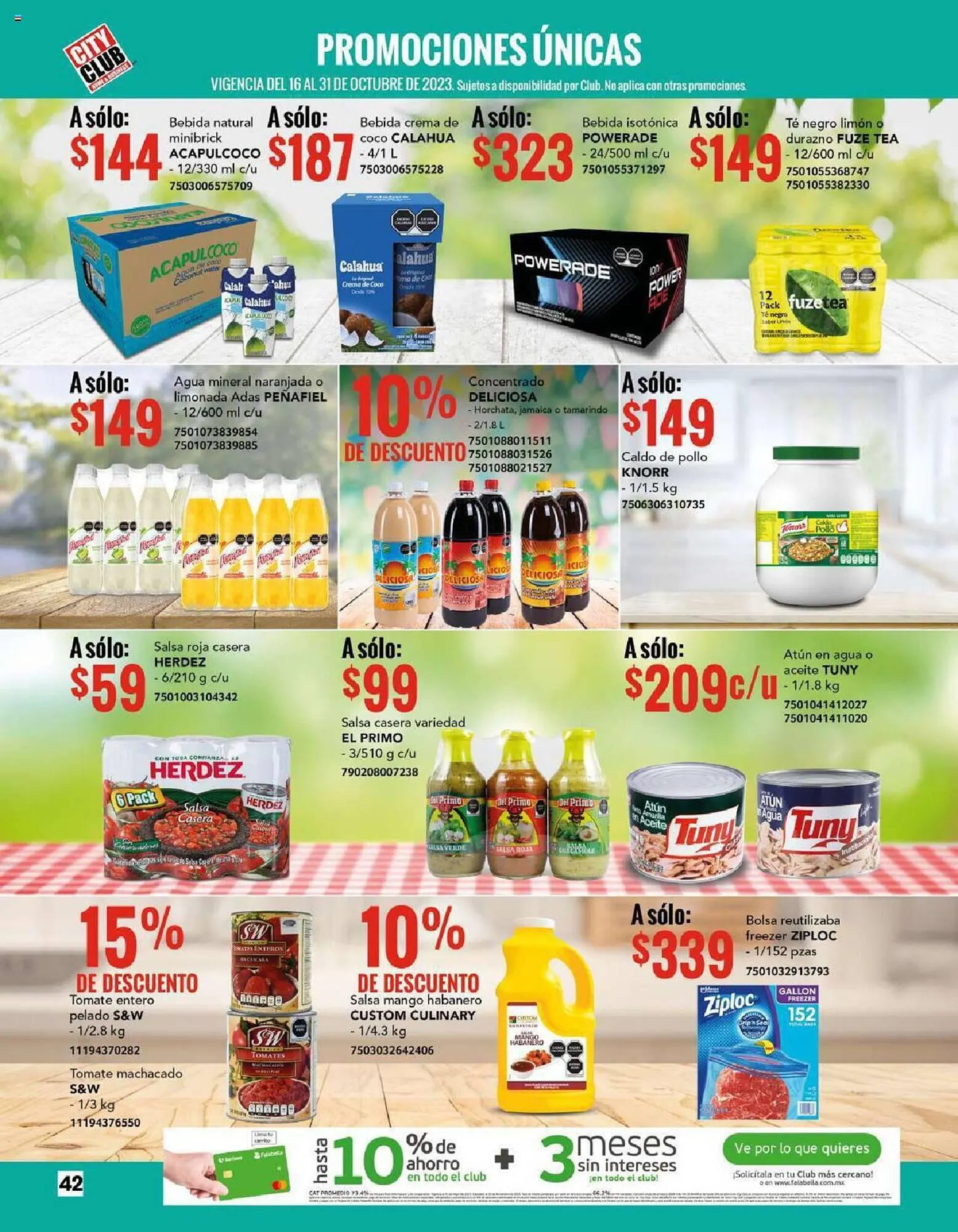 Catálogo de Catálogo City Club 2 de octubre al 31 de octubre 2023 - Pagina 42