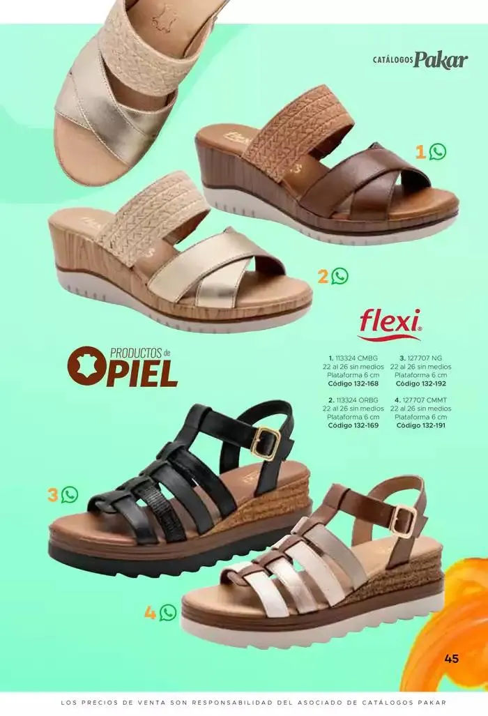 Catálogo de Pakar Sandalia 31 de enero al 31 de mayo 2025 - Pagina 45