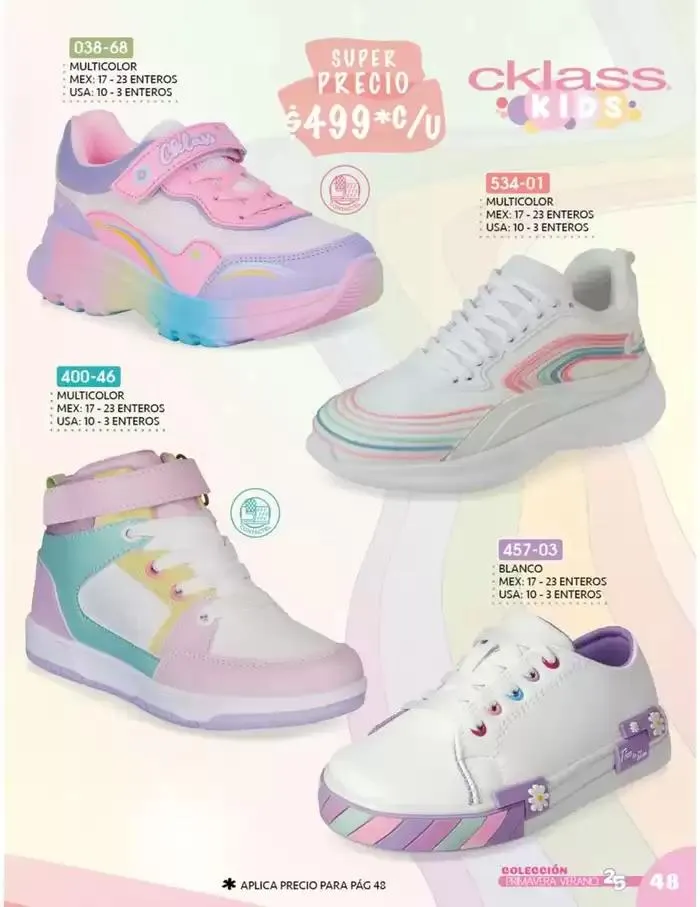 Catálogo de Catálogo Cklass Kids Niñas Primavera Verano 2025 México 8 de enero al 30 de junio 2025 - Pagina 45