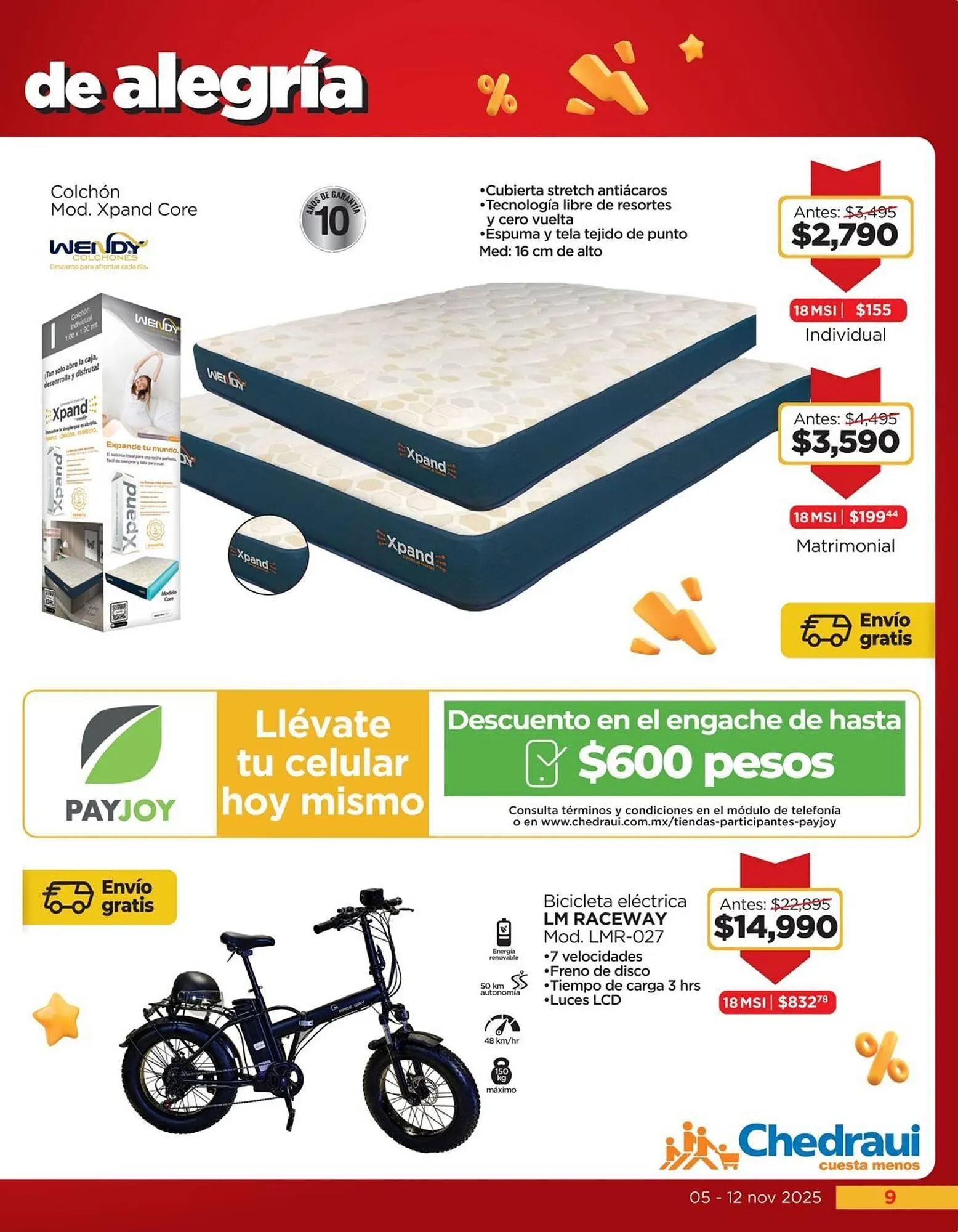 Catálogo de Folleto Chedraui 5 de noviembre al 12 de noviembre 2025 - Pagina 9