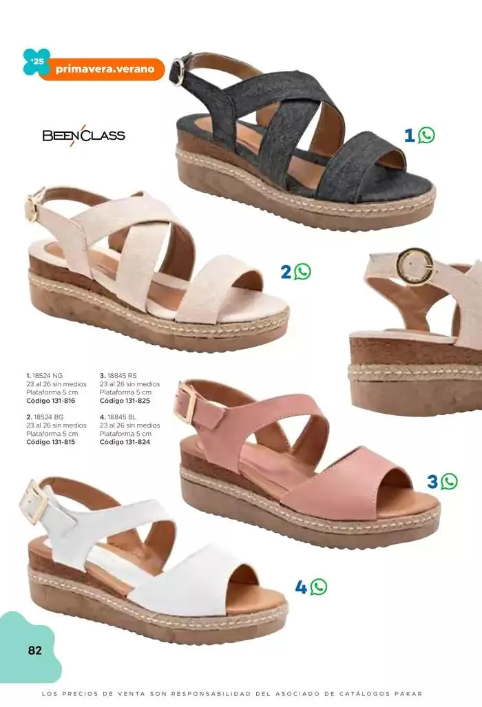 Catálogo de Pakar Sandalia 31 de enero al 31 de mayo 2025 - Pagina 82