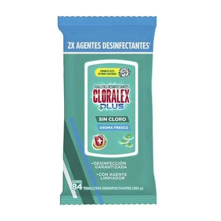 Toallitas Antibacterial Cloralex 84 Piezas