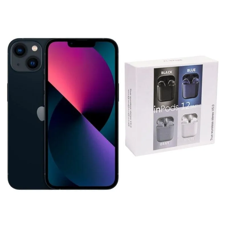 iPhone 13 Reacondicionado + Audífonos Genéricos