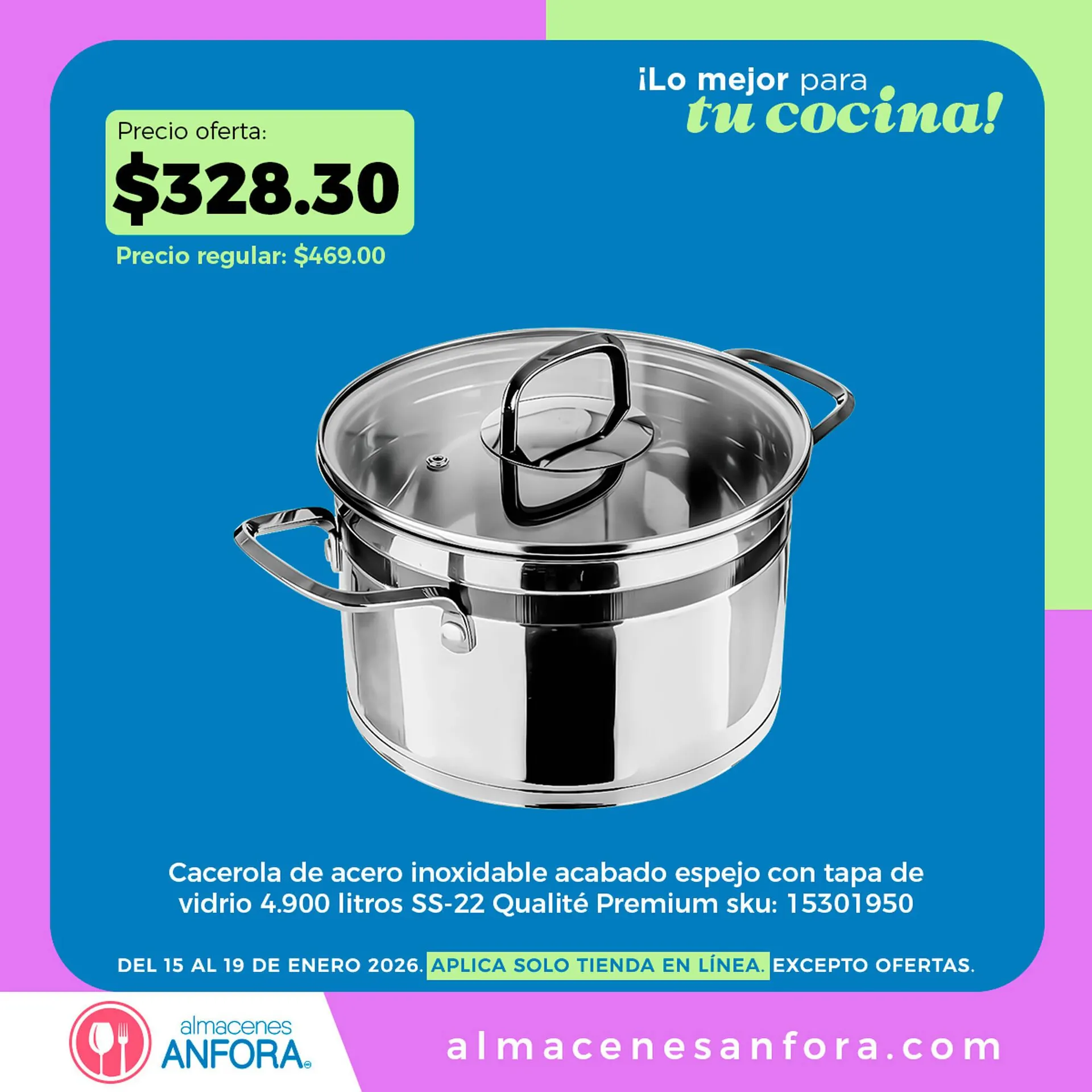 Catálogo de Catálogo Almacenes Anfora 16 de enero al 22 de enero 2026 - Pagina 1