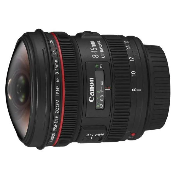 Lente Canon EF 8-15mm f/4L FISHEYE USM