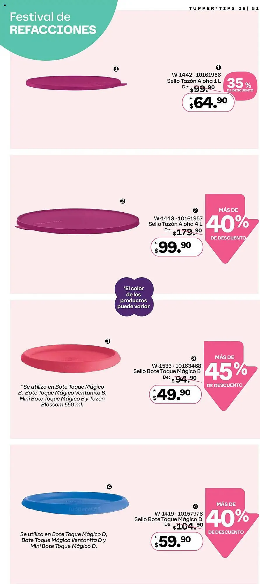 Catálogo de Catálogo Tupperware 14 de julio al 11 de agosto 2025 - Pagina 51