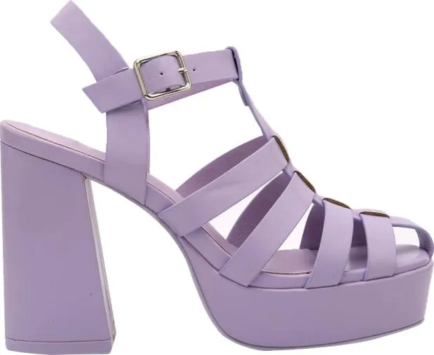 sandalia tacón plataforma pescadora