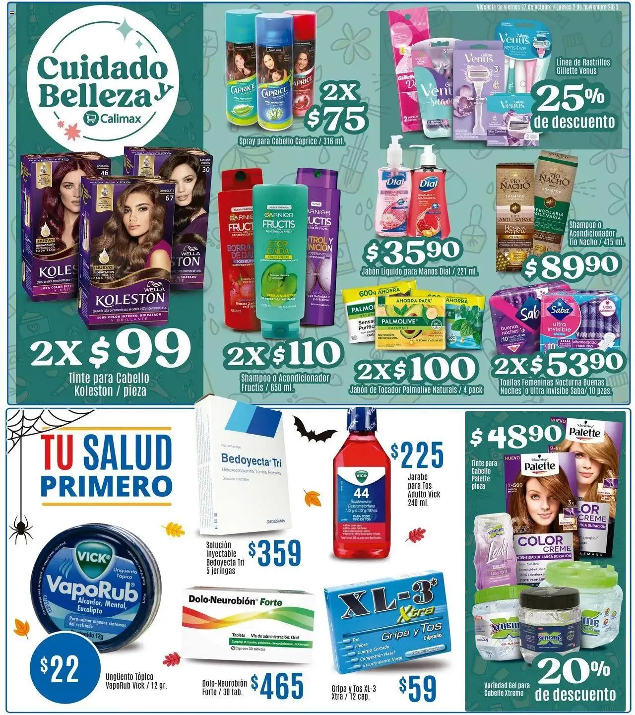 Catálogo de Calimax Ofertas Ensenada 27 de octubre al 2 de noviembre 2023 - Pagina 8