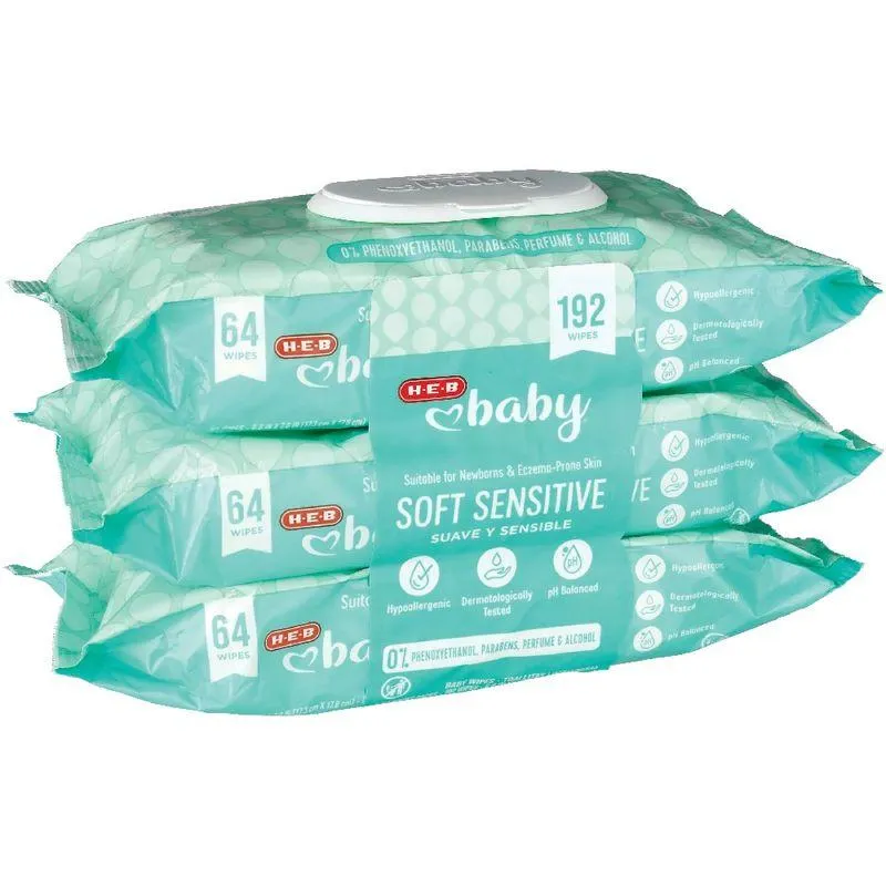 Heb Baby Toallitas Humedas Para Bebe Suaves P 192 Pz