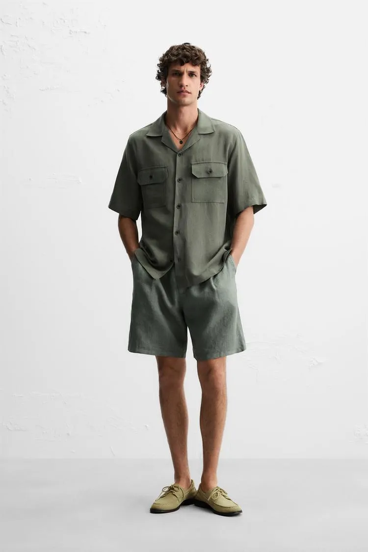 CAMISA FLUIDA LYOCELL - LINO