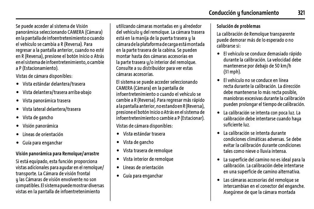 Catálogo de Cheyenne 2025 Manual del propietario 22 de enero al 31 de diciembre 2025 - Pagina 322