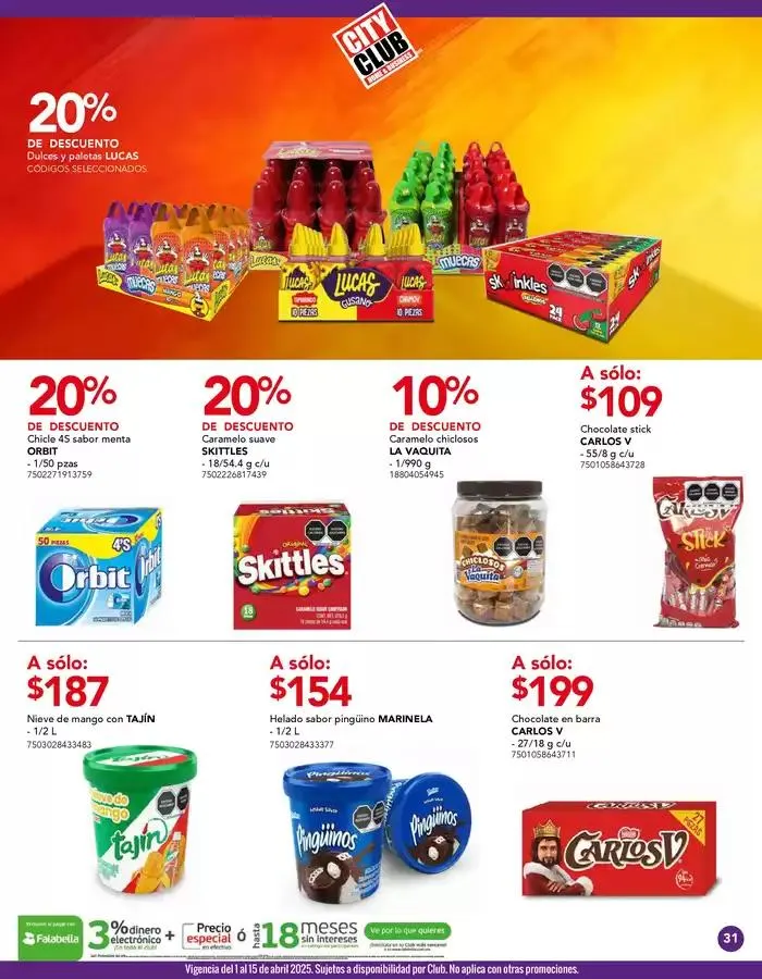 Catálogo de Folleto 1 de abril al 30 de abril 2025 - Pagina 31