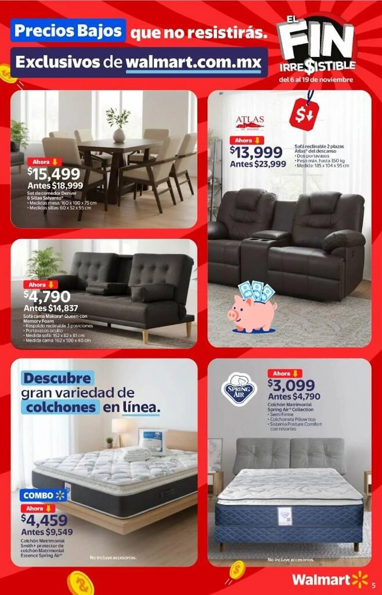 Catálogo de Folleto Walmart 6 de noviembre al 19 de noviembre 2025 - Pagina 5
