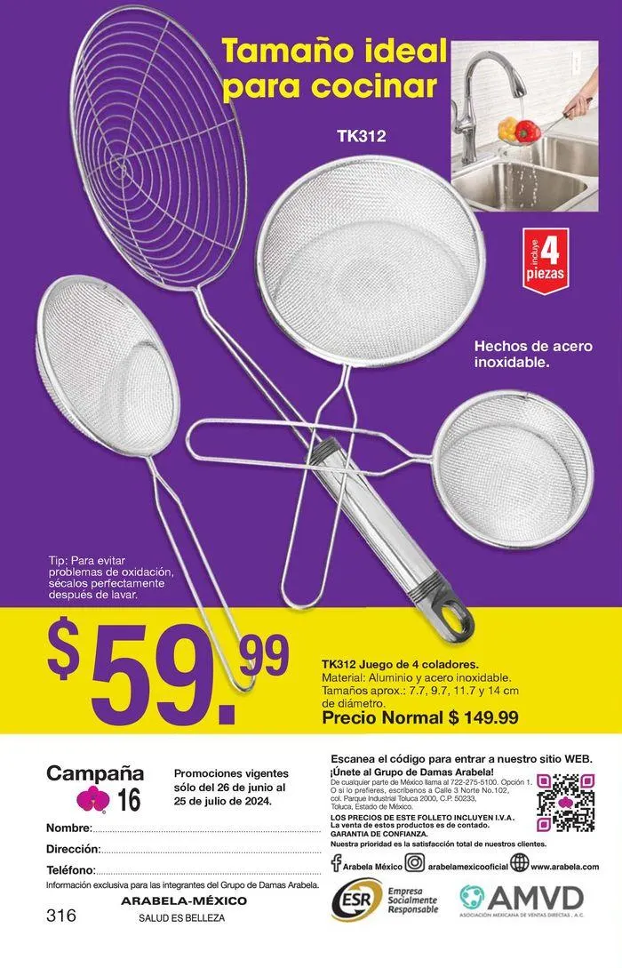 Catálogo de Arabela Campaña 16 4 de julio al 25 de julio 2024 - Pagina 284