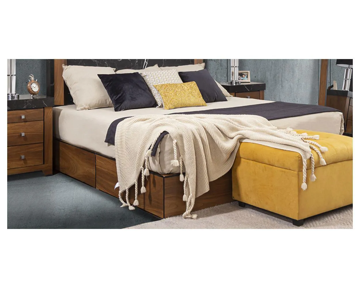 Base De Cama King Size Agata Café