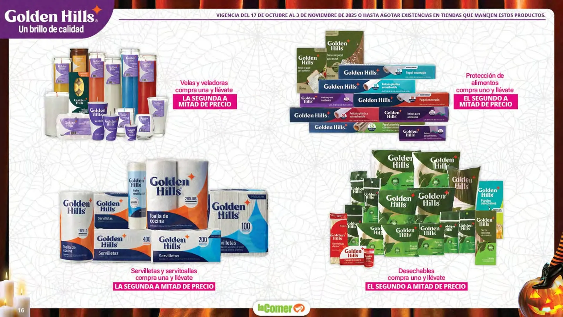 Catálogo de Folleto La Comer 17 de octubre al 3 de noviembre 2025 - Pagina 16