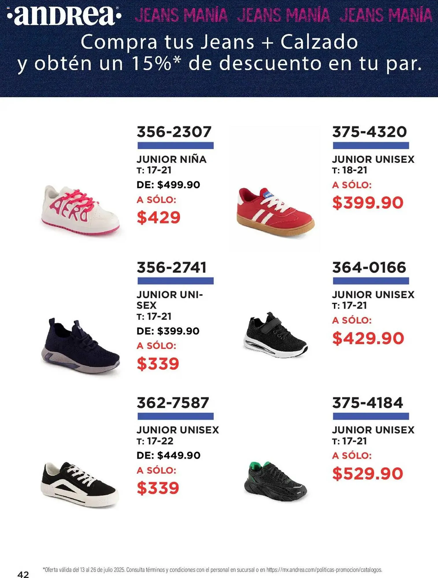Catálogo de Catálogo Andrea 13 de julio al 27 de julio 2025 - Pagina 42