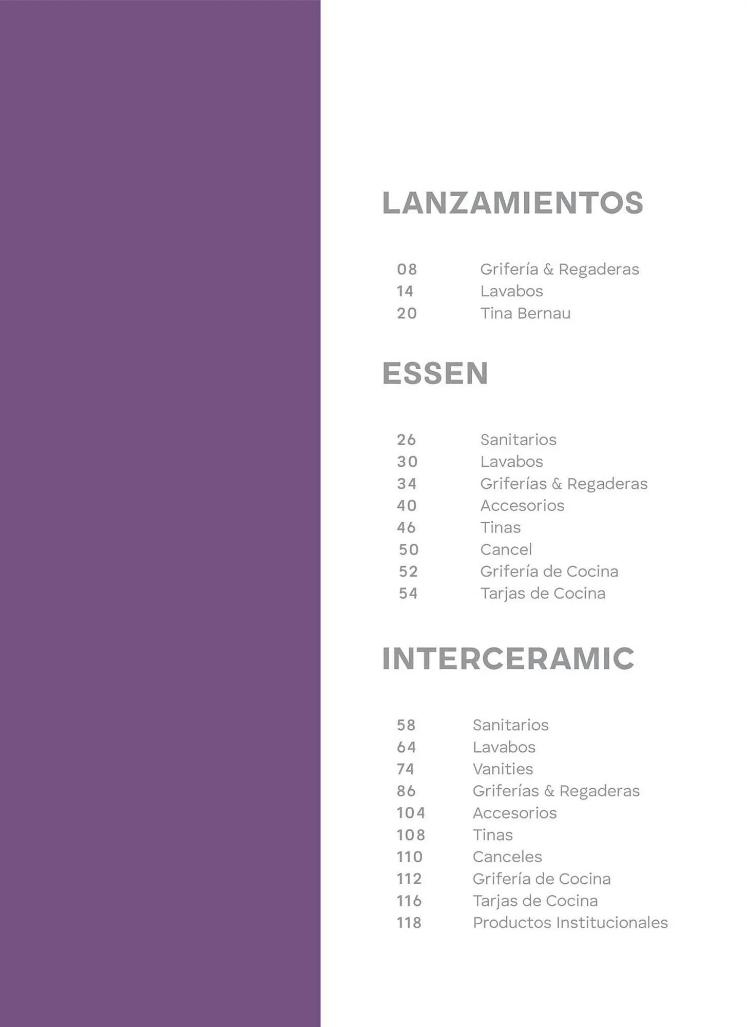 Catálogo de Catálogo Interceramic 3 de octubre al 3 de octubre 2026 - Pagina 5