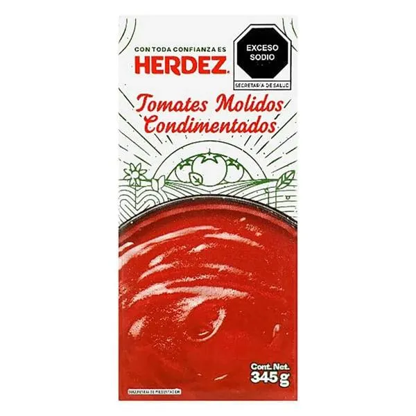 Puré de tomate condimentado Herdez 345 g