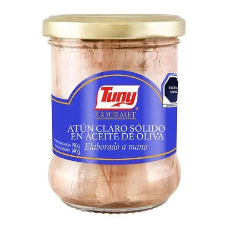 Atun Lomo En Aceite De Oliva Tuny 190 Gramo Frasco